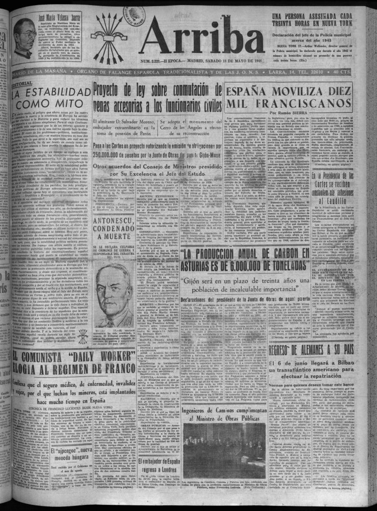Miniatura de Arriba del 18 de mayo de 1946