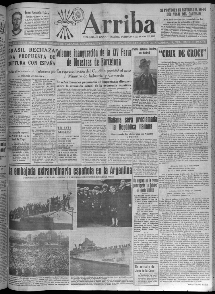 Miniatura de Arriba del 9 de junio de 1946