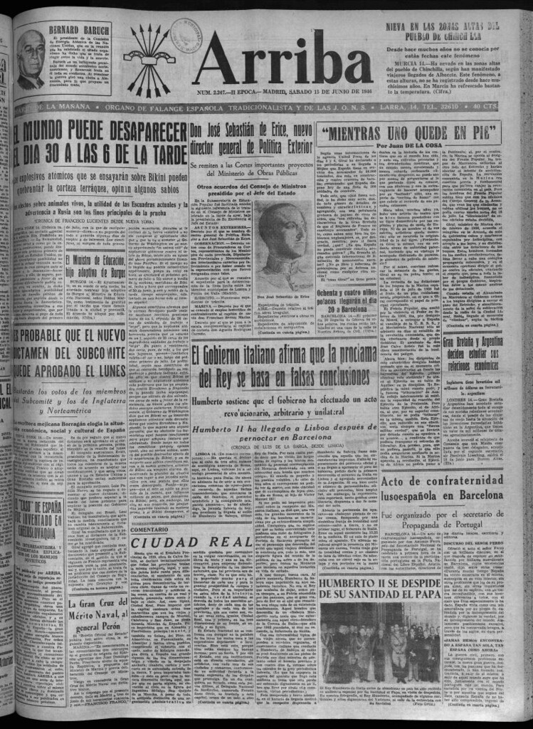 Miniatura de Arriba del 15 de junio de 1946