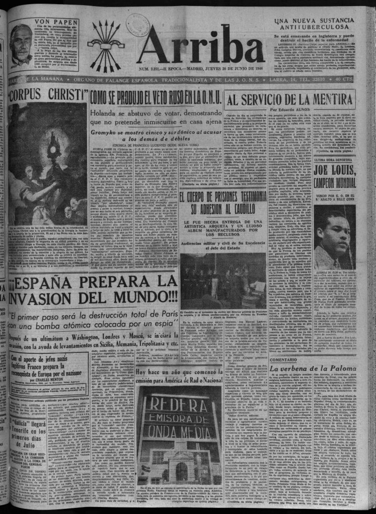 Miniatura de Arriba del 20 de junio de 1946