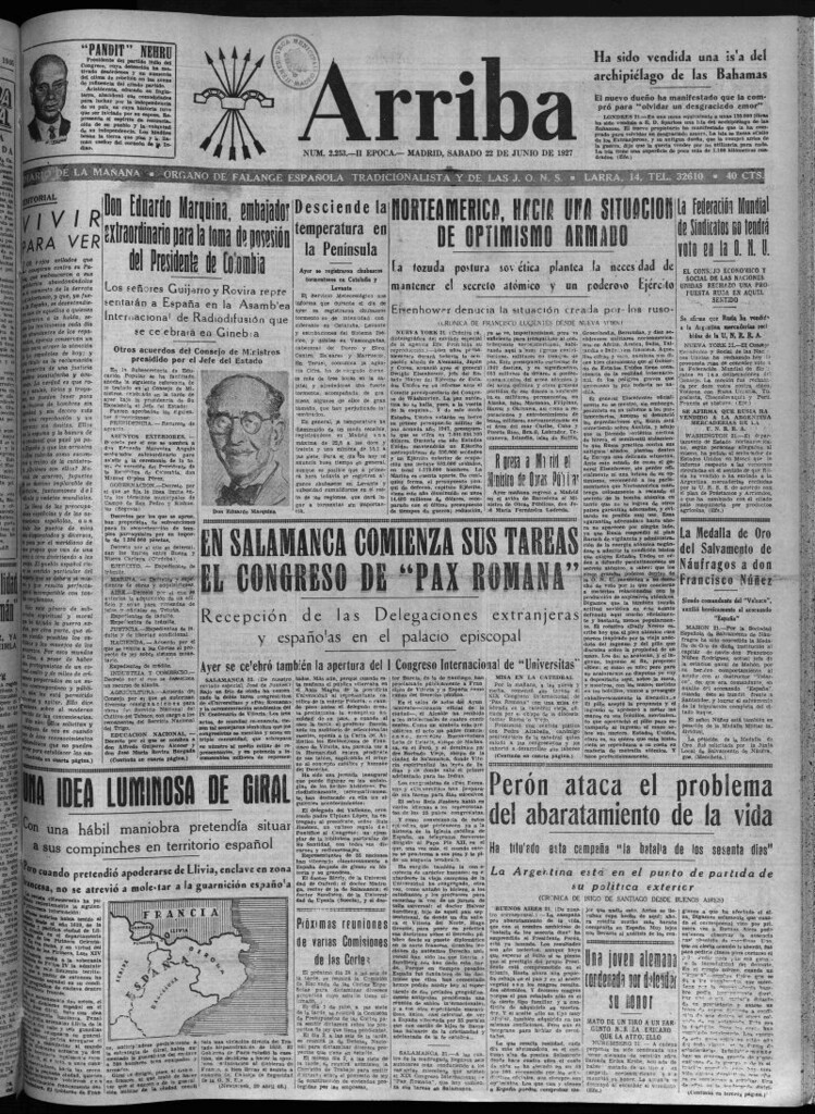 Miniatura de Arriba del 22 de junio de 1946