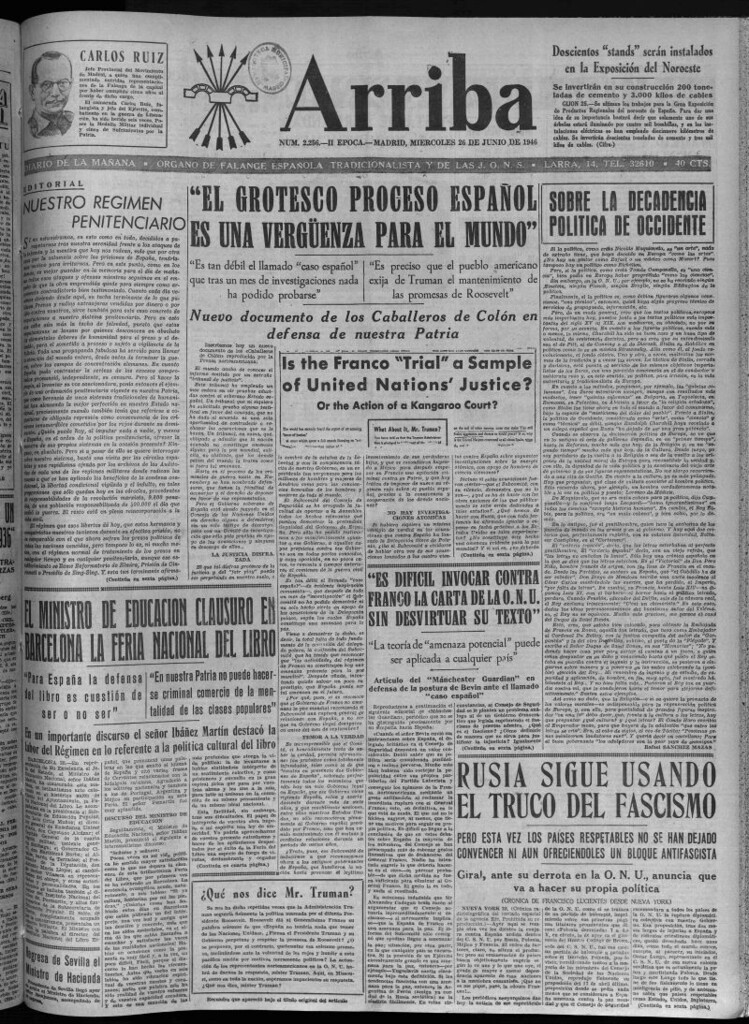 Miniatura de Arriba del 26 de junio de 1946