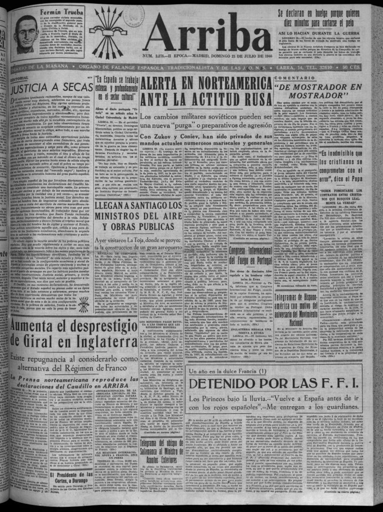 Miniatura de Arriba del 21 de julio de 1946