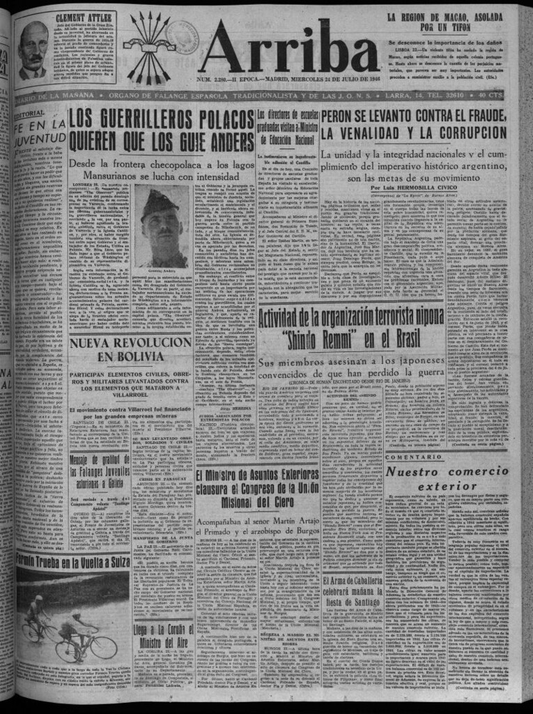 Miniatura de Arriba del 24 de julio de 1946