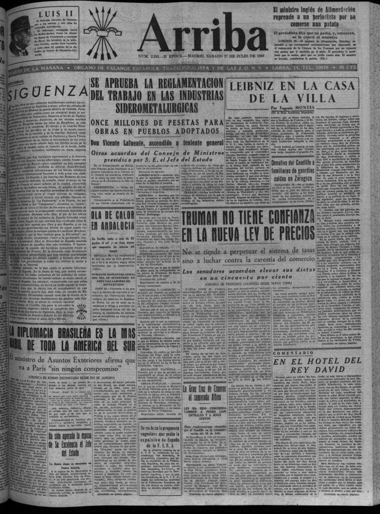 Miniatura de Arriba del 27 de julio de 1946
