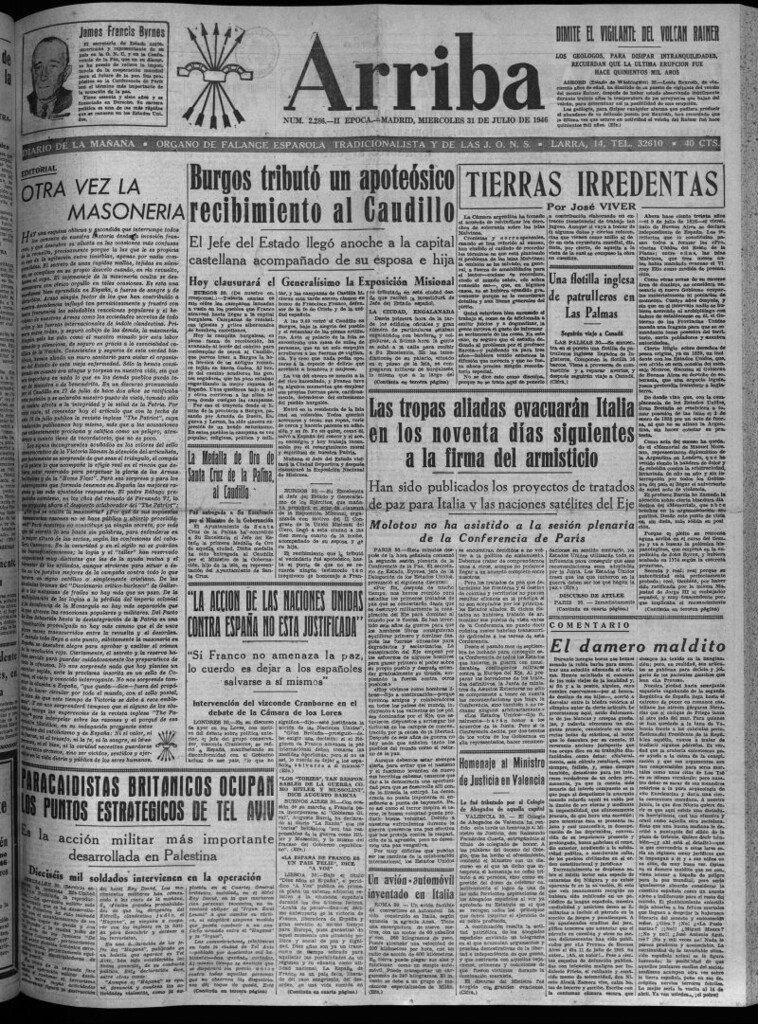 Miniatura de Arriba del 31 de julio de 1946
