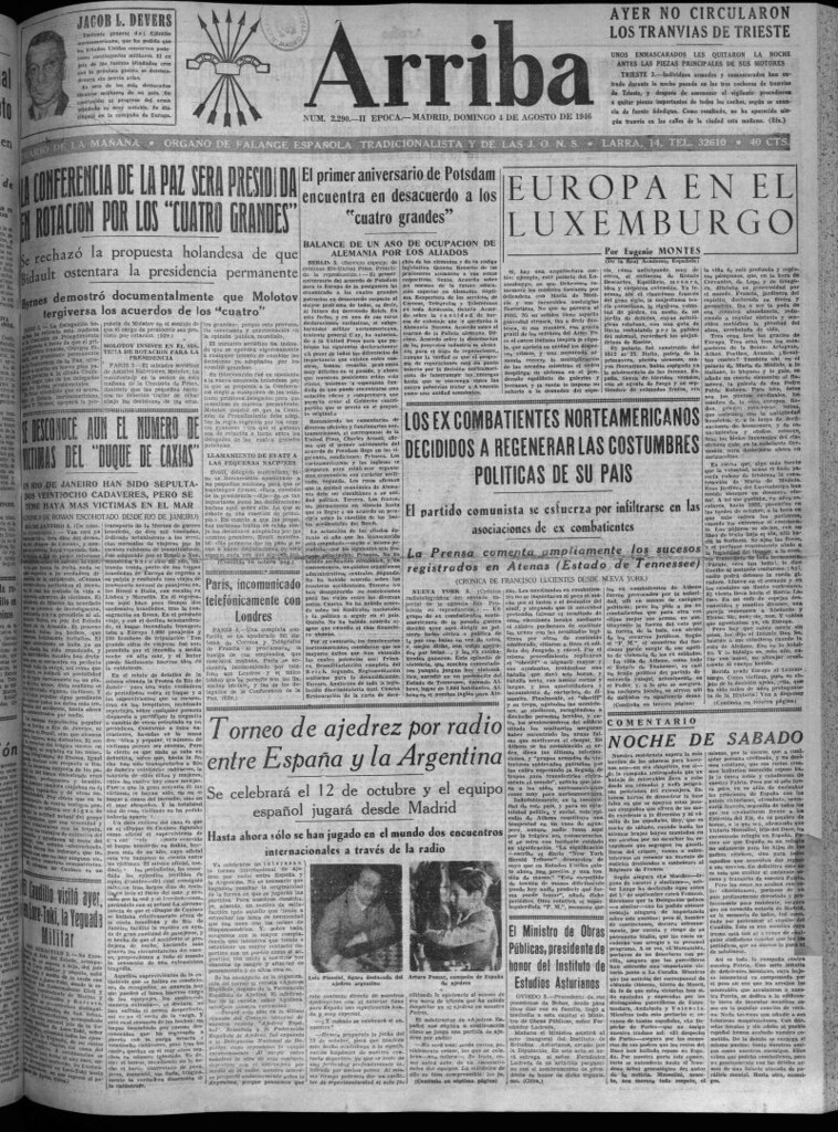 Miniatura de Arriba del 4 de agosto de 1946