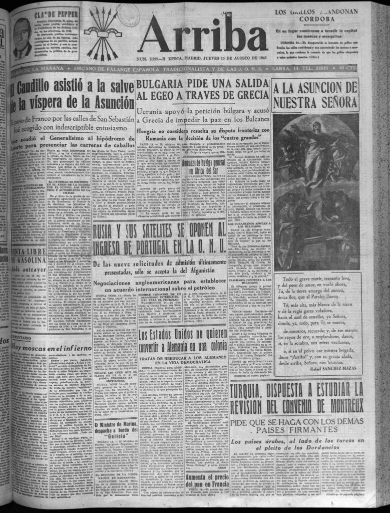Miniatura de Arriba del 15 de agosto de 1946