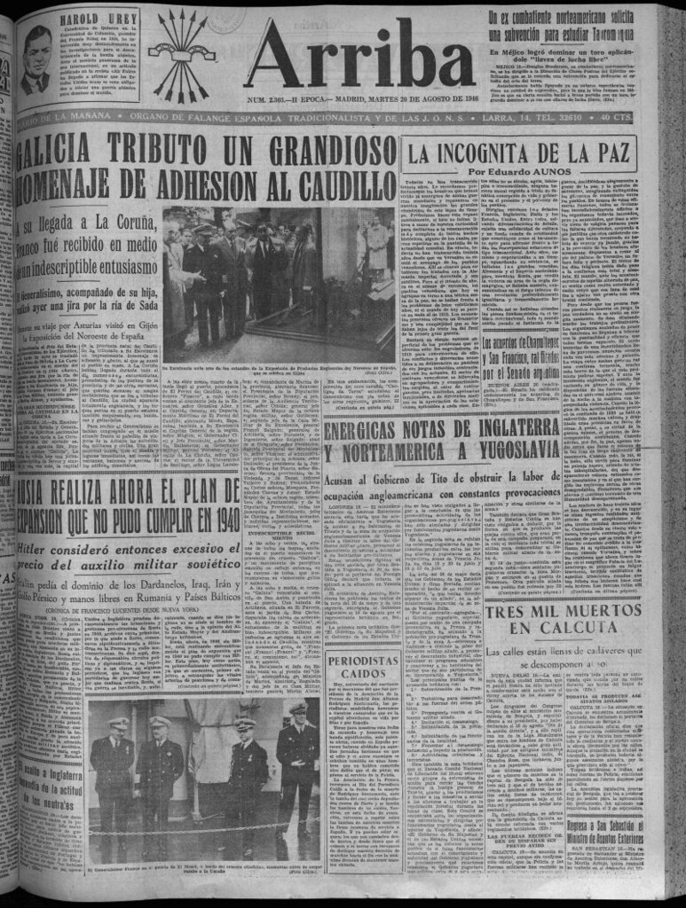 Miniatura de Arriba del 20 de agosto de 1946