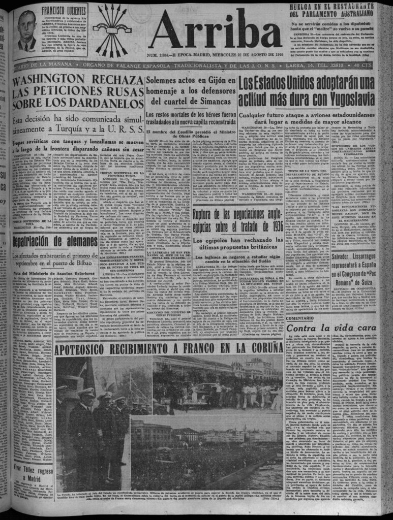 Miniatura de Arriba del 21 de agosto de 1946