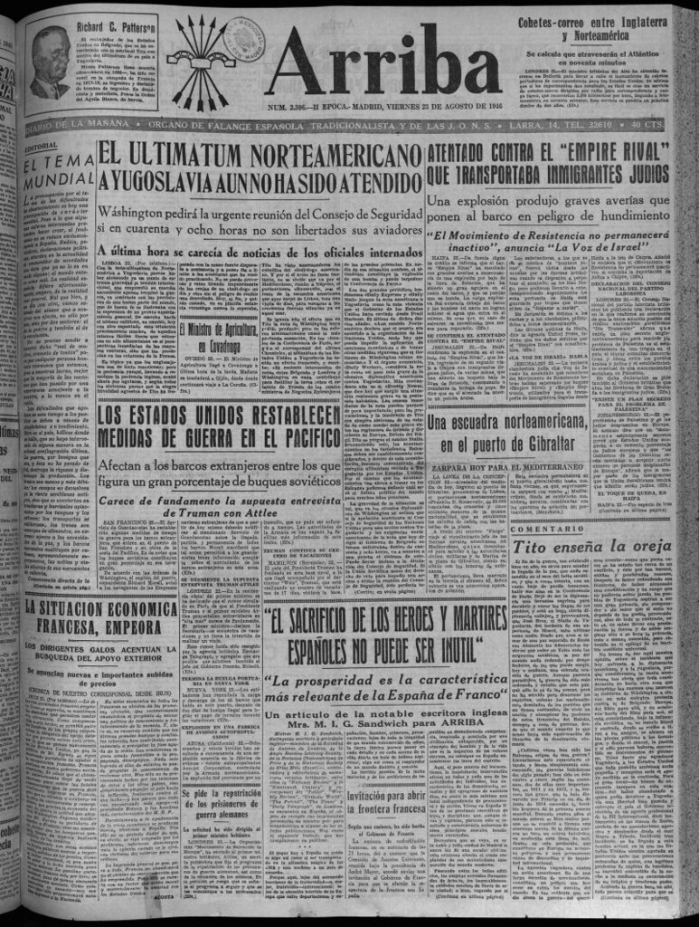 Miniatura de Arriba del 23 de agosto de 1946