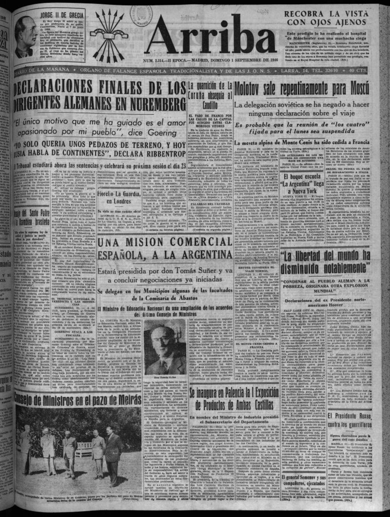 Miniatura de Arriba del 1 de septiembre de 1946