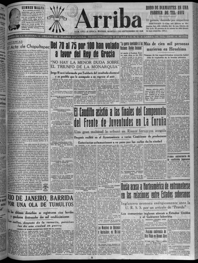 Miniatura de Arriba del 3 de septiembre de 1946