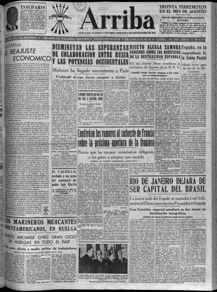 Miniatura de Arriba del 6 de septiembre de 1946