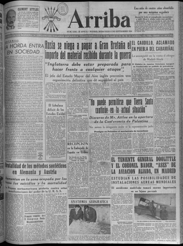Miniatura de Arriba del 11 de septiembre de 1946