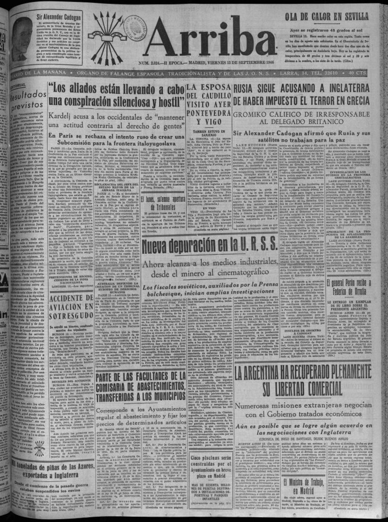 Miniatura de Arriba del 13 de septiembre de 1946