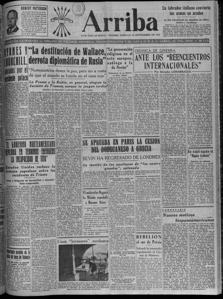 Miniatura de Arriba del 22 de septiembre de 1946