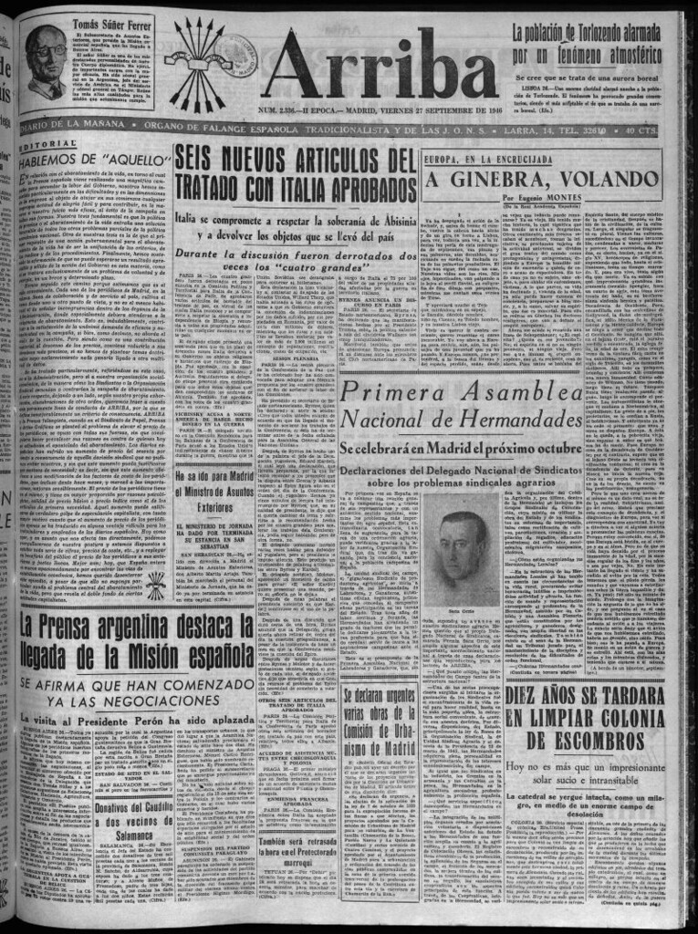 Miniatura de Arriba del 27 de septiembre de 1946