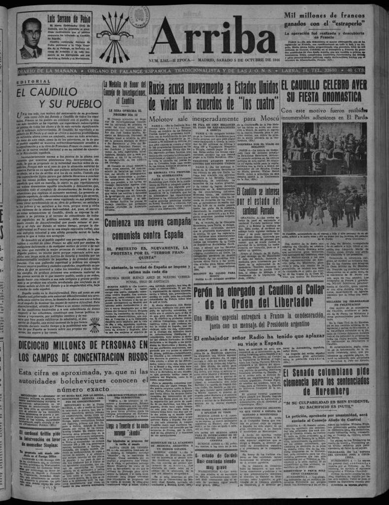 Miniatura de Arriba del 5 de octubre de 1946