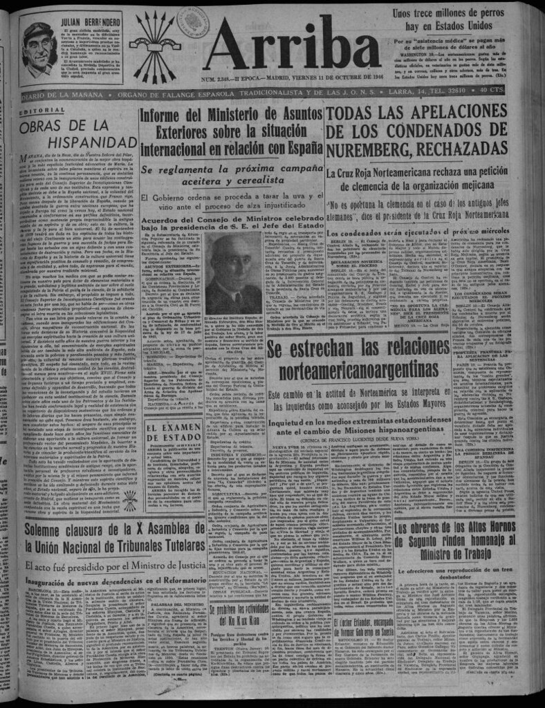 Miniatura de Arriba del 11 de octubre de 1946