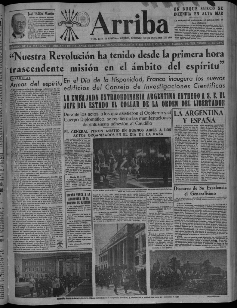 Miniatura de Arriba del 13 de octubre de 1946