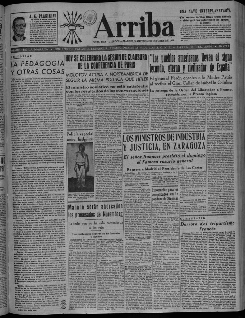 Miniatura de Arriba del 15 de octubre de 1946