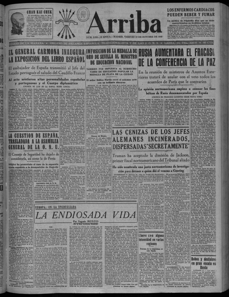 Miniatura de Arriba del 18 de octubre de 1946