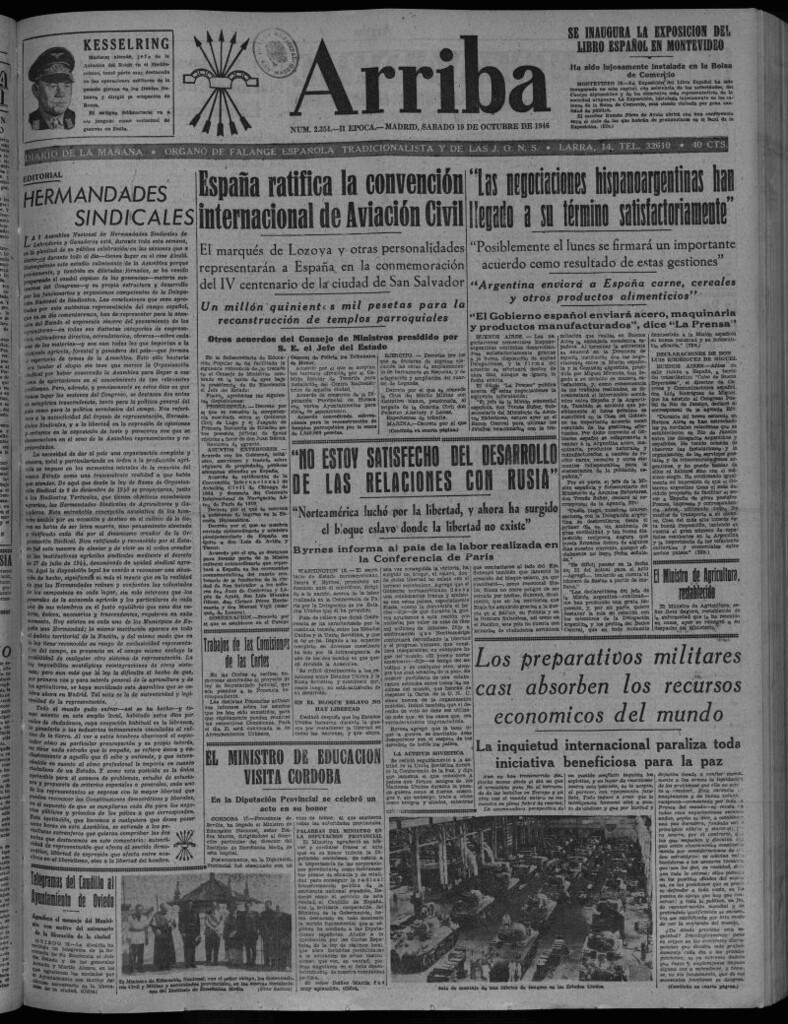 Miniatura de Arriba del 19 de octubre de 1946