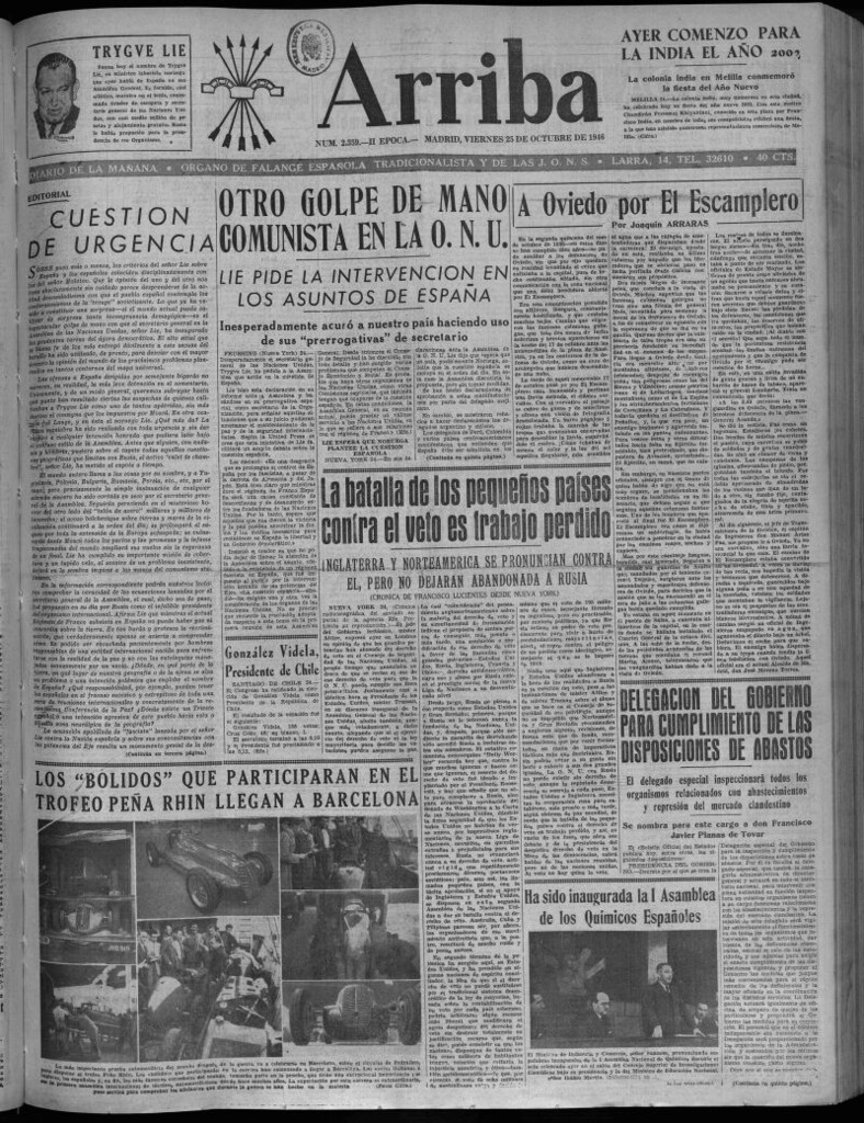 Miniatura de Arriba del 25 de octubre de 1946