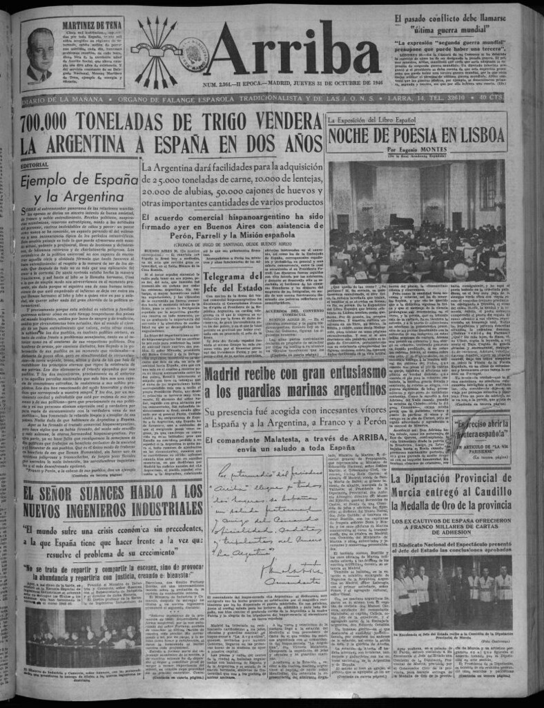 Miniatura de Arriba del 31 de octubre de 1946