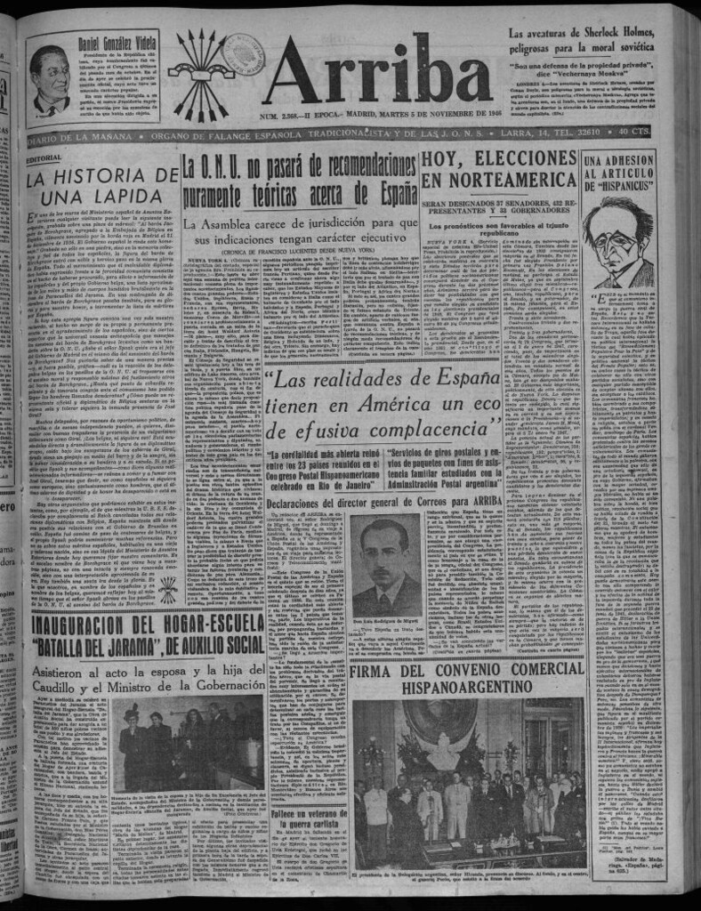 Miniatura de Arriba del 5 de noviembre de 1946