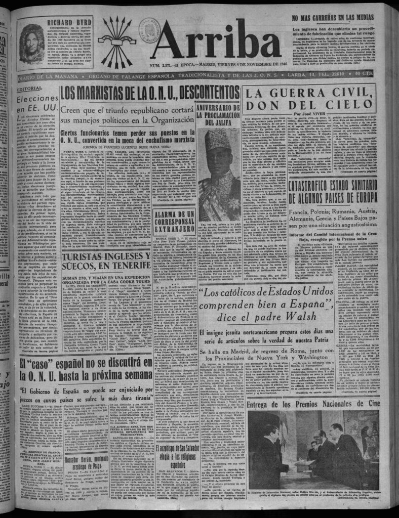 Miniatura de Arriba del 8 de noviembre de 1946