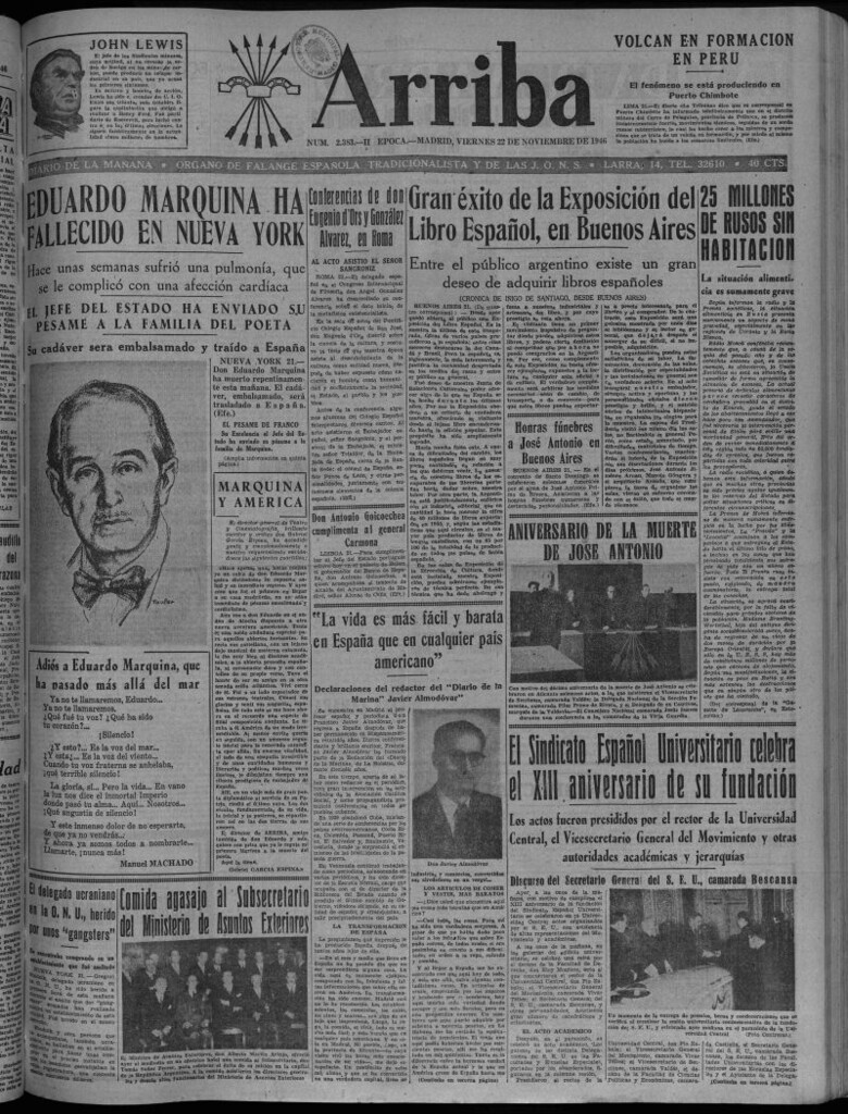 Miniatura de Arriba del 22 de noviembre de 1946