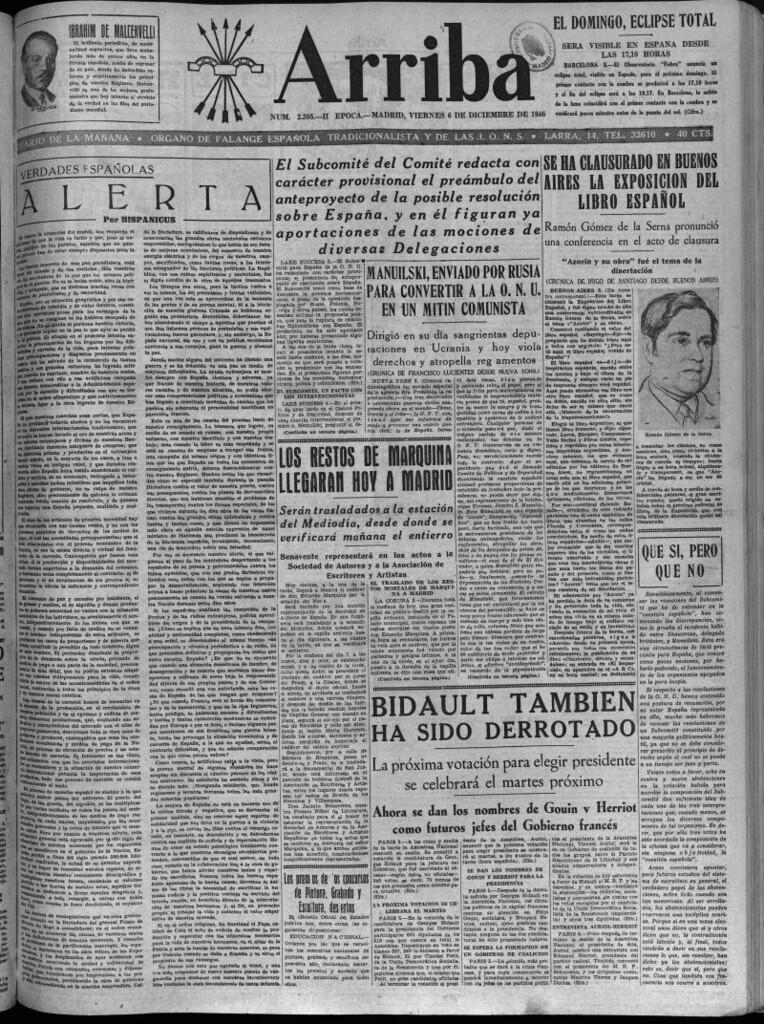 Miniatura de Arriba del 6 de diciembre de 1946