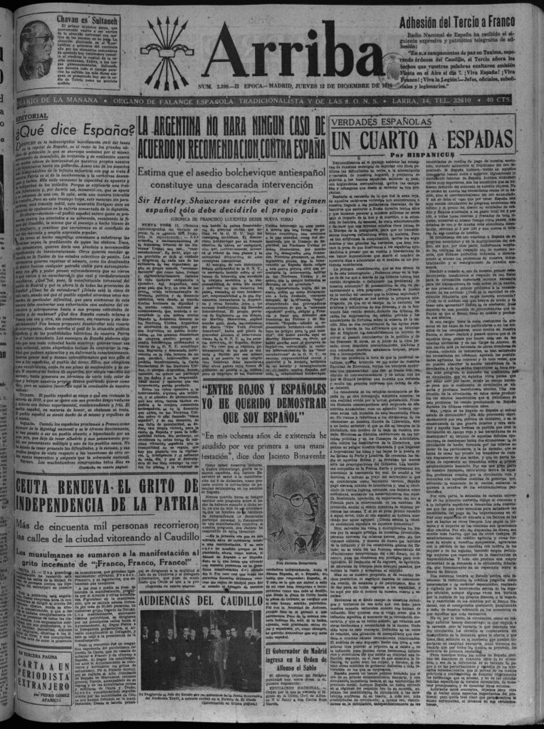 Miniatura de Arriba del 12 de diciembre de 1946