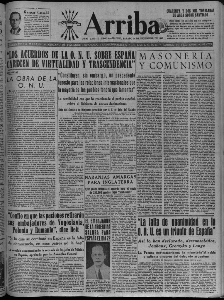 Miniatura de Arriba del 14 de diciembre de 1946