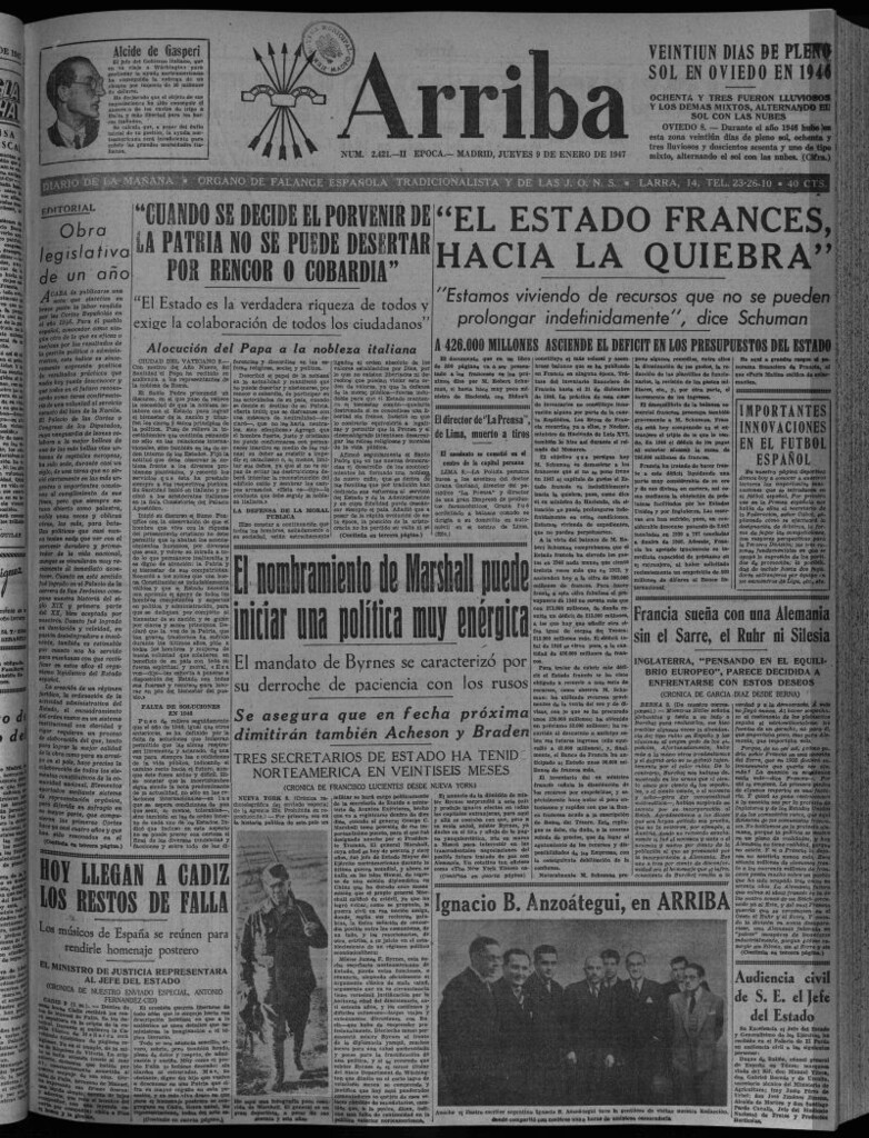 Miniatura de Arriba del 9 de enero de 1947