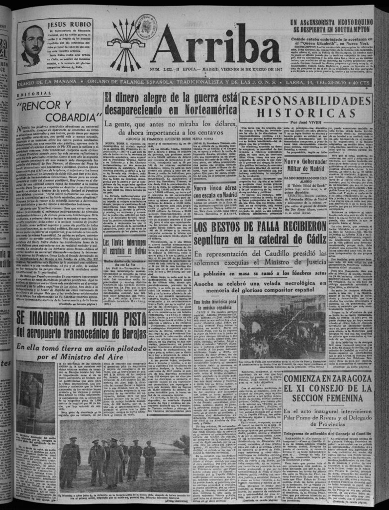 Miniatura de Arriba del 10 de enero de 1947