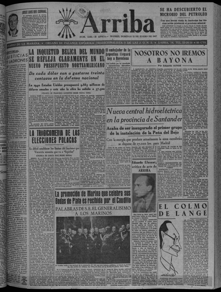 Miniatura de Arriba del 12 de enero de 1947
