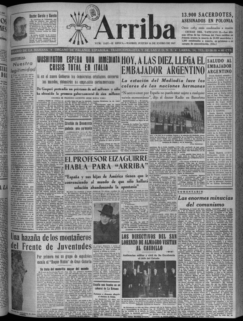 Miniatura de Arriba del 16 de enero de 1947