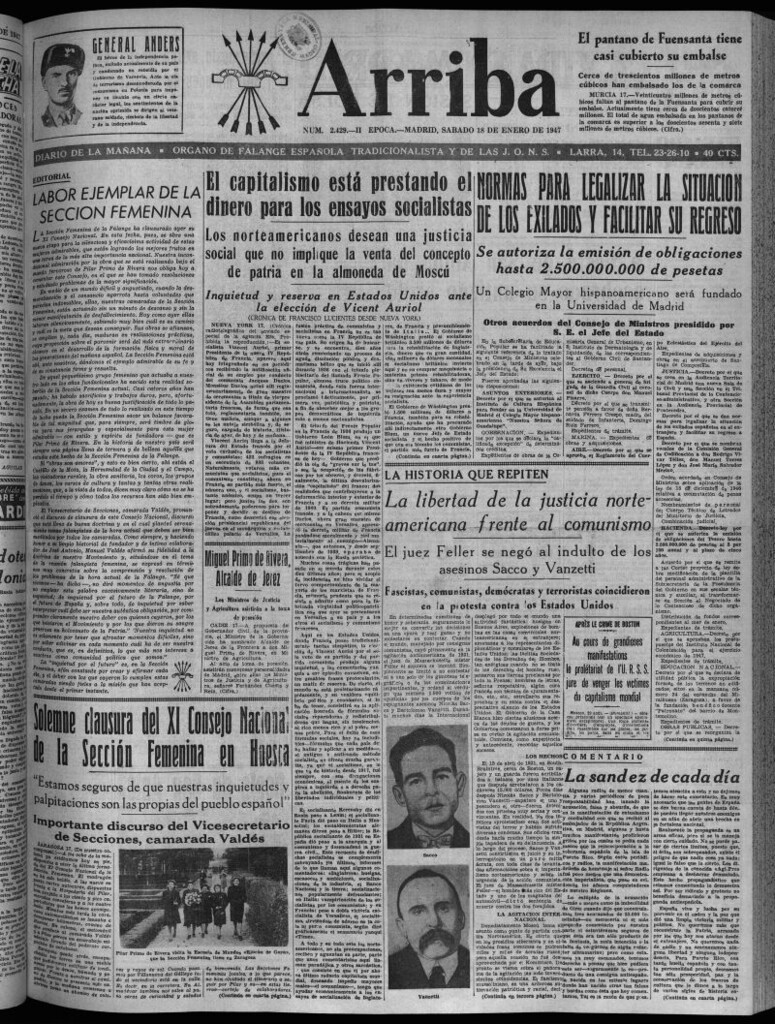 Miniatura de Arriba del 18 de enero de 1947