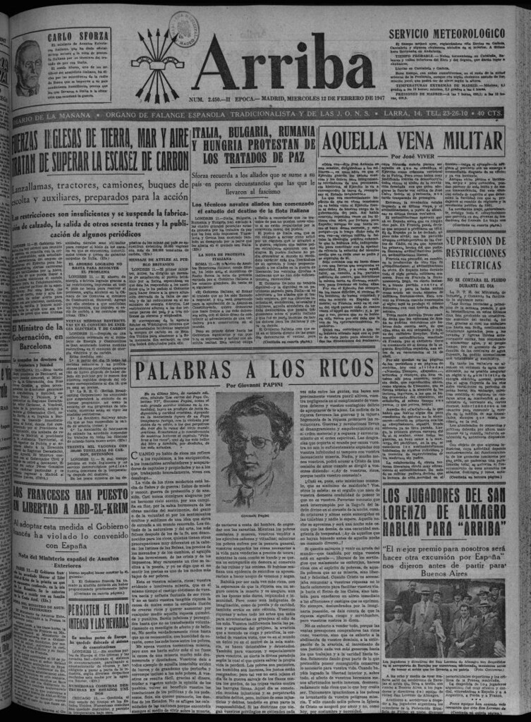 Miniatura de Arriba del 12 de febrero de 1947