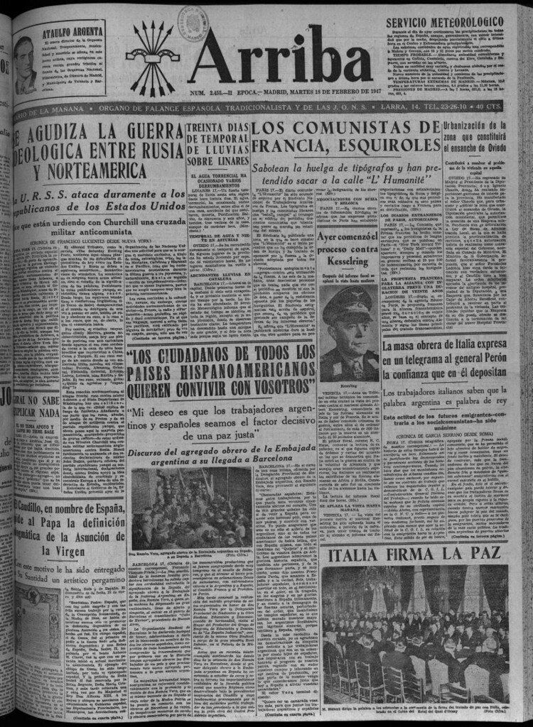 Miniatura de Arriba del 18 de febrero de 1947