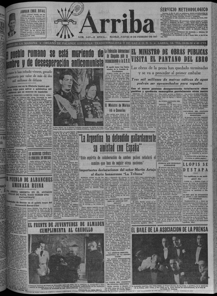 Miniatura de Arriba del 20 de febrero de 1947
