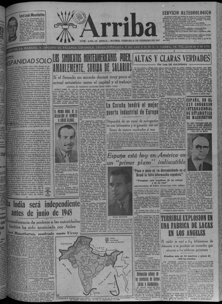 Miniatura de Arriba del 21 de febrero de 1947