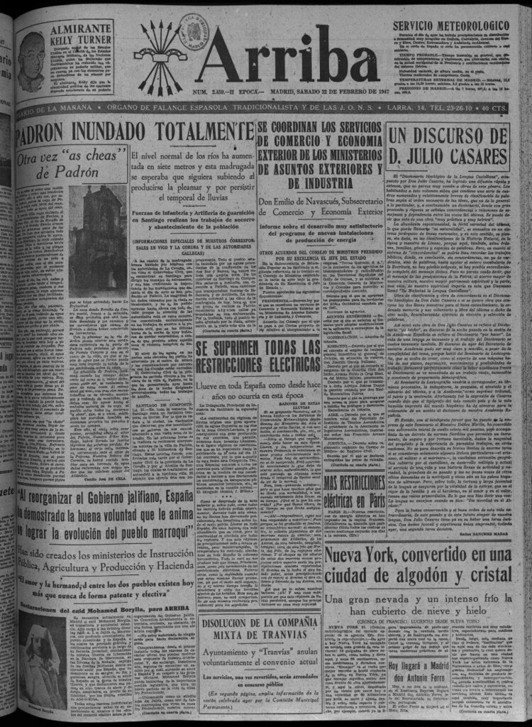 Miniatura de Arriba del 22 de febrero de 1947