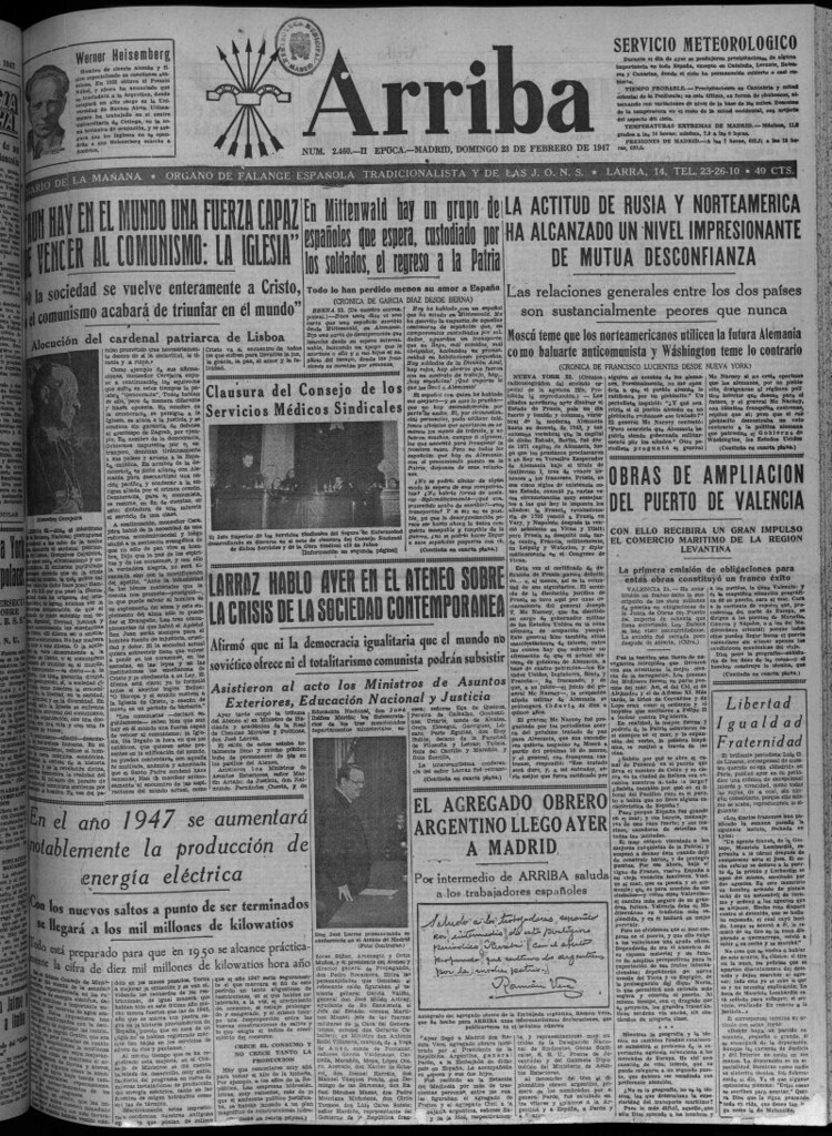 Miniatura de Arriba del 23 de febrero de 1947