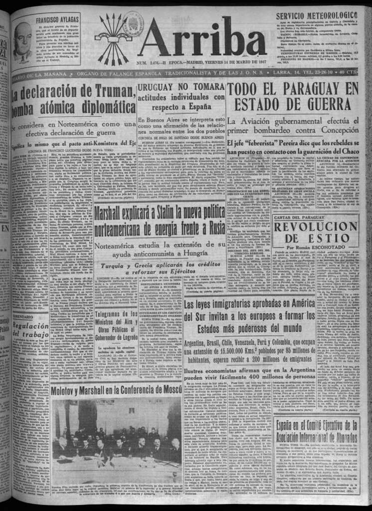 Miniatura de Arriba del 14 de marzo de 1947