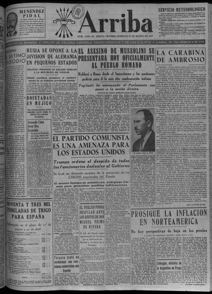 Miniatura de Arriba del 23 de marzo de 1947