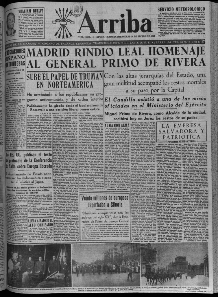 Miniatura de Arriba del 26 de marzo de 1947